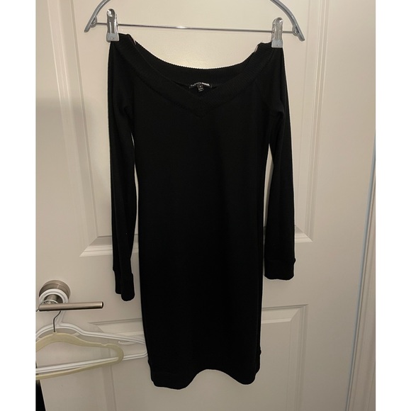 Fashion Nova V-Neck Sweater Dress - Picture 1 of 4